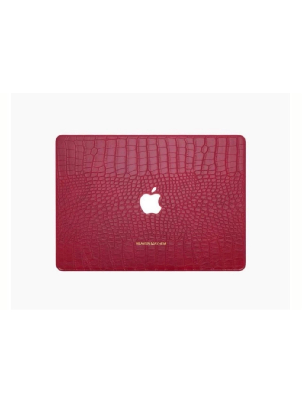 Heaven Mayhem Red Crocodile Apple MacBook Air 15 Laptop Case One Size